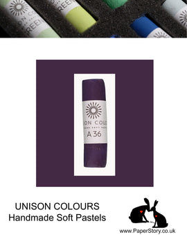Unison Colour Handmade Soft Pastels Additional 36 Purple - Size Regular