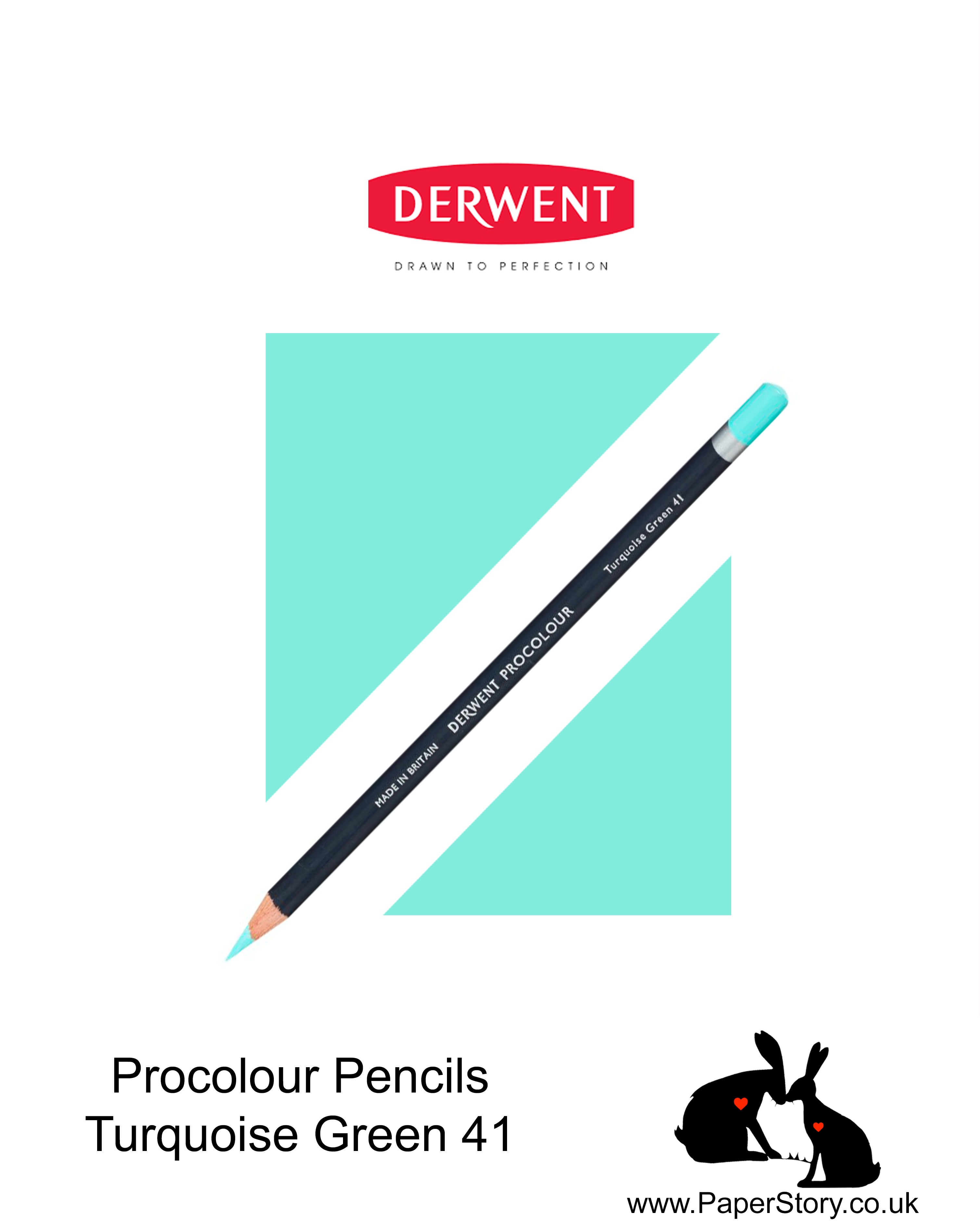 Derwent Procolour pencil Turquoise Green 41