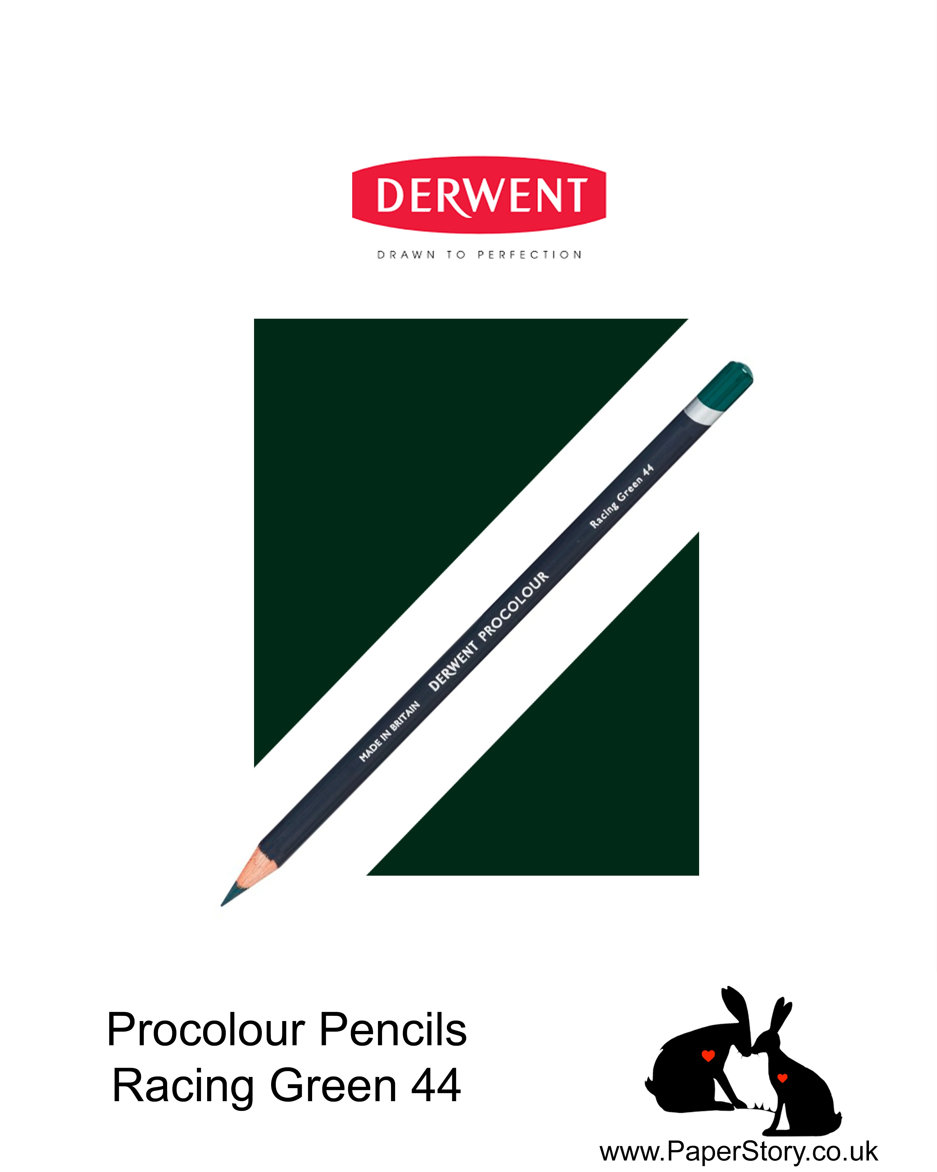 Derwent Procolour pencil Racing Green 44