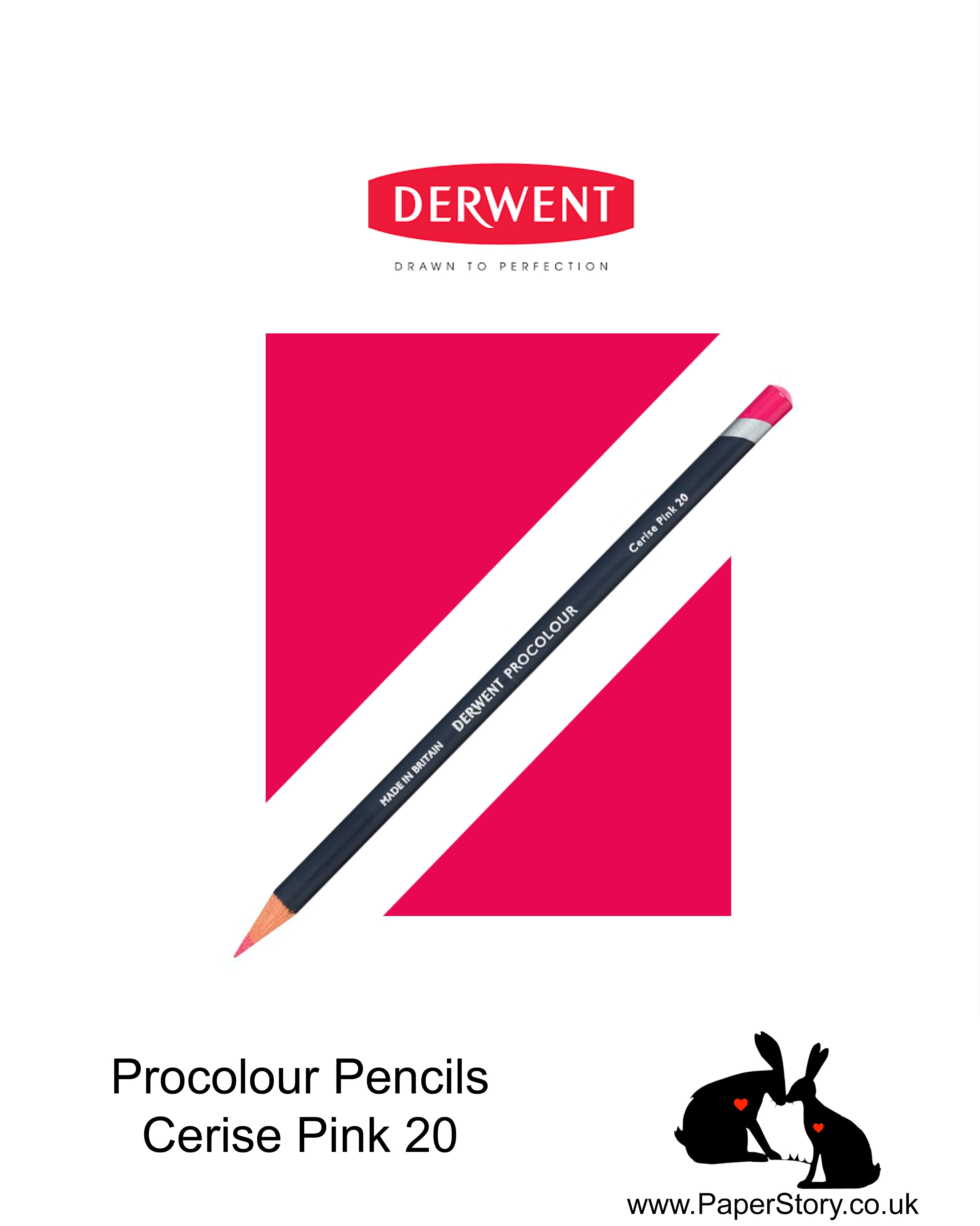Derwent Procolour pencil Cerise Pink 20