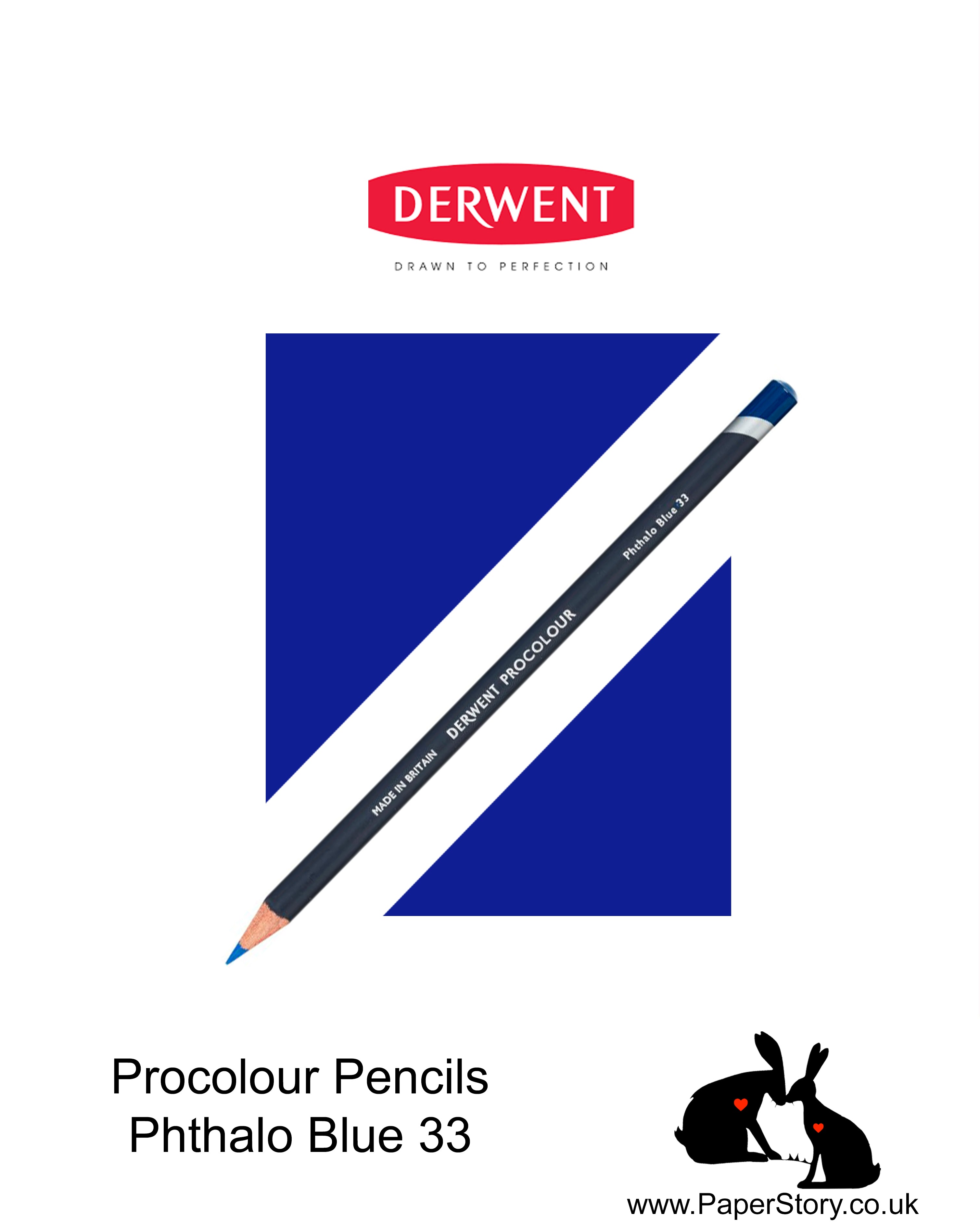 Derwent Procolour pencil Phthalo Blue 33