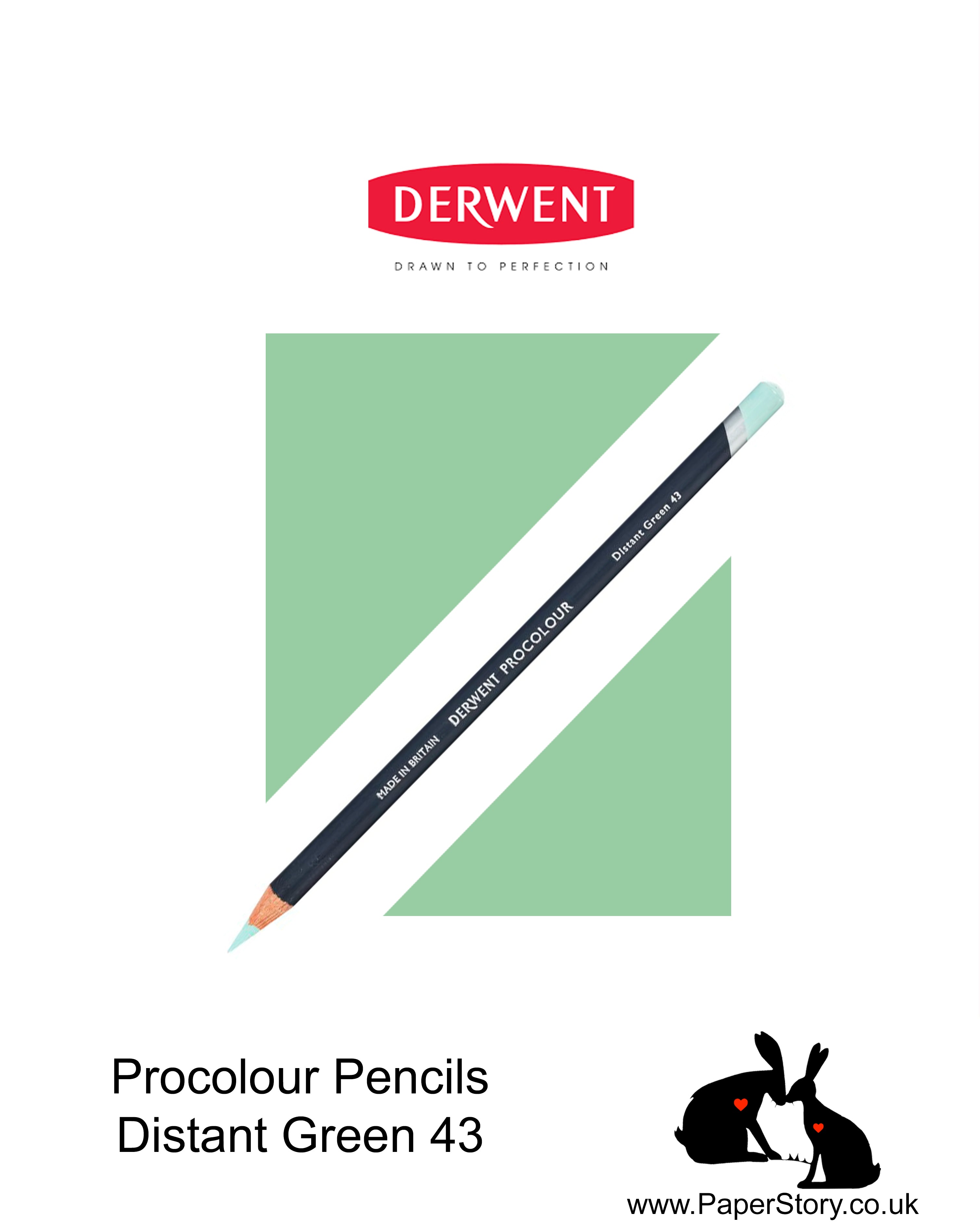 Derwent Procolour pencil Distant Green 43