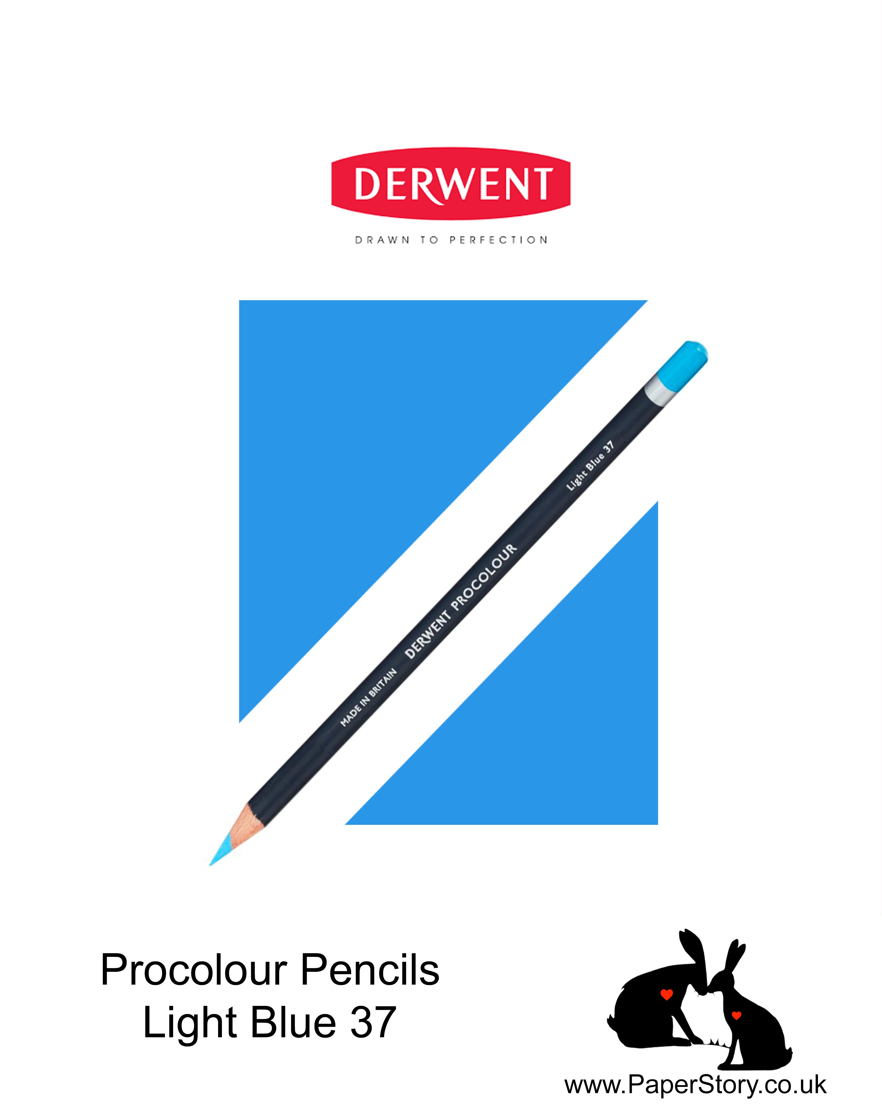 Derwent Procolour pencil Light Blue 37