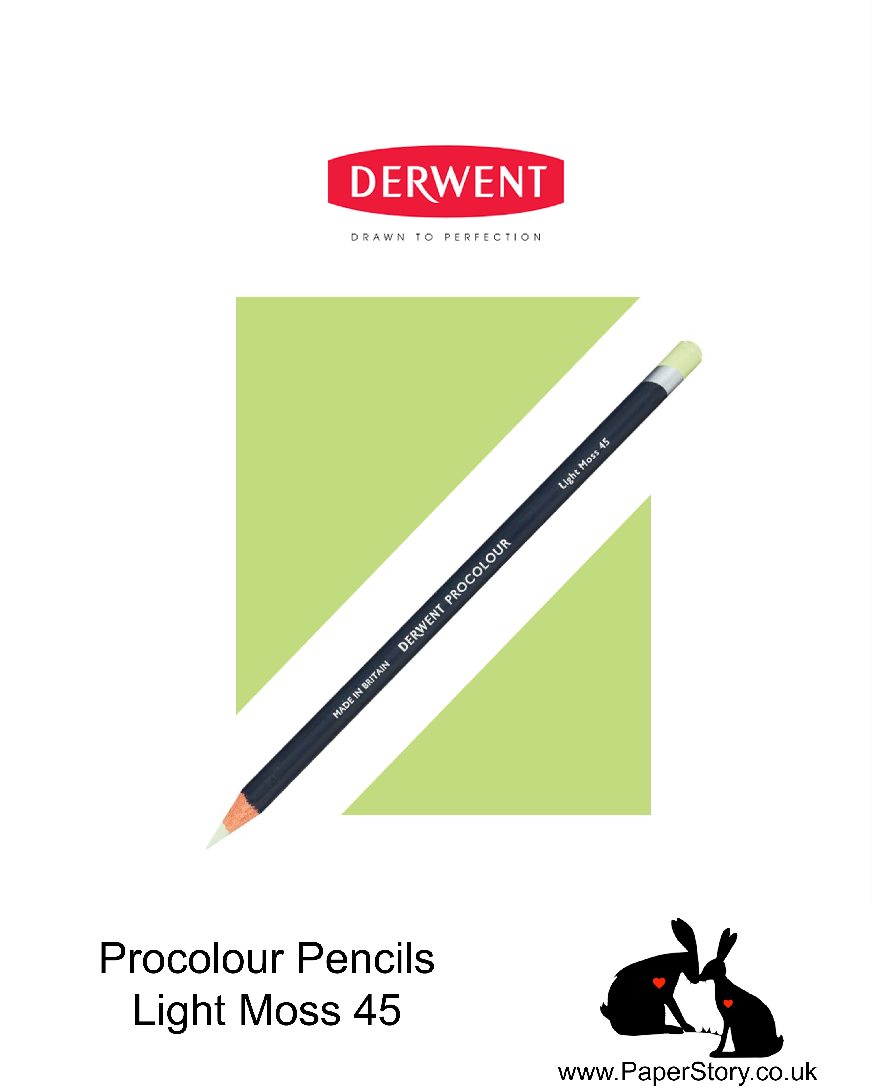 Derwent Procolour pencil Light Moss 45