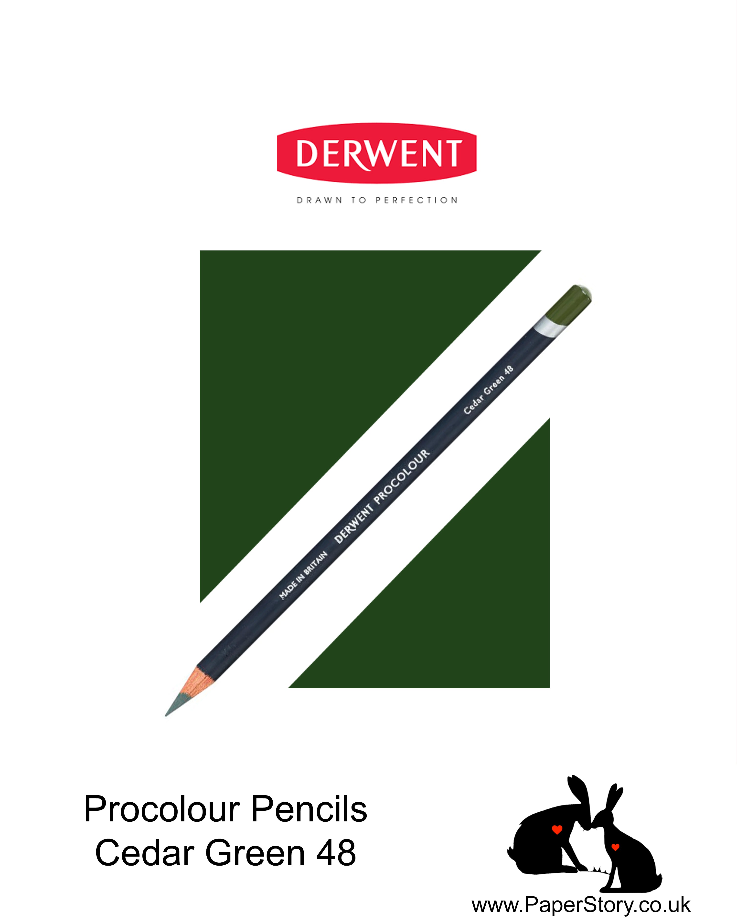 Derwent Procolour pencil Cedar Green 48