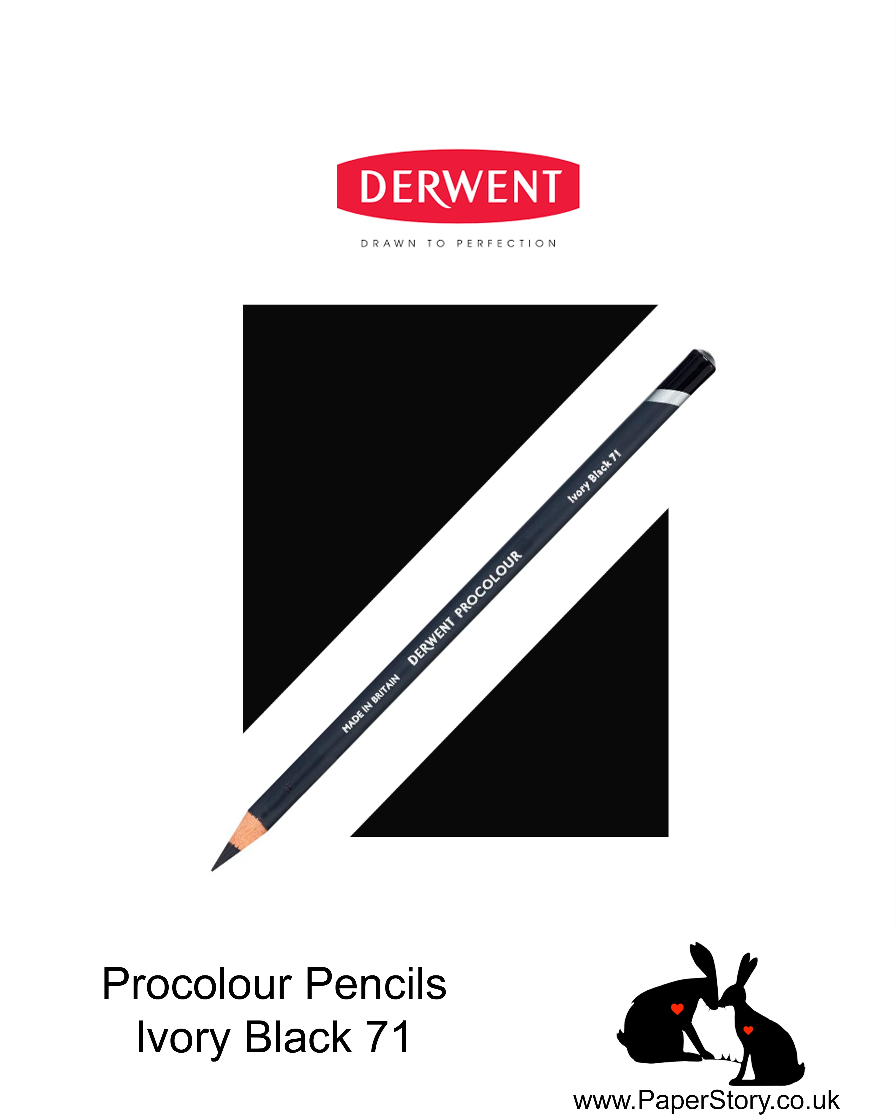 Derwent Procolour pencil Ivory Black 71