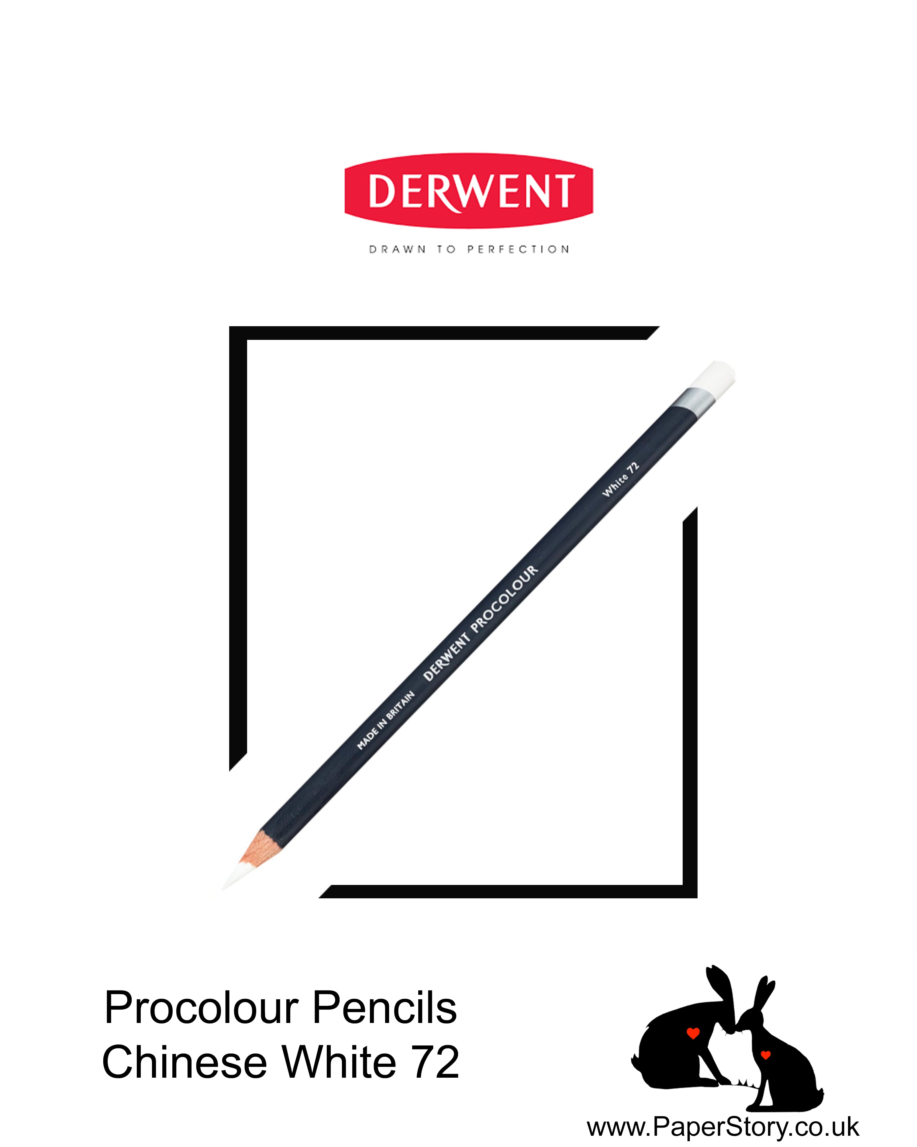 Derwent Procolour pencil Chinese White 72