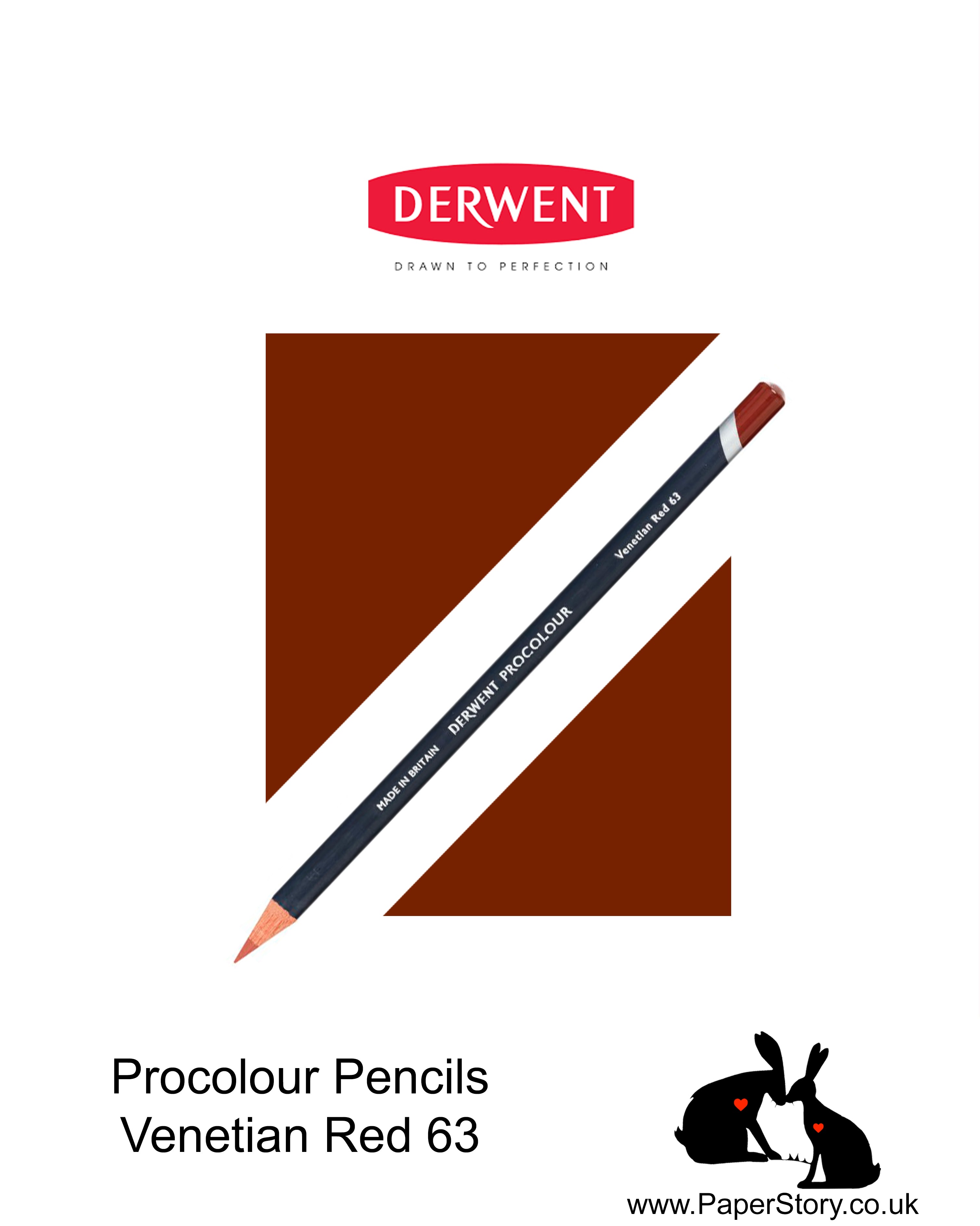Derwent Procolour pencil Venetian Red 63
