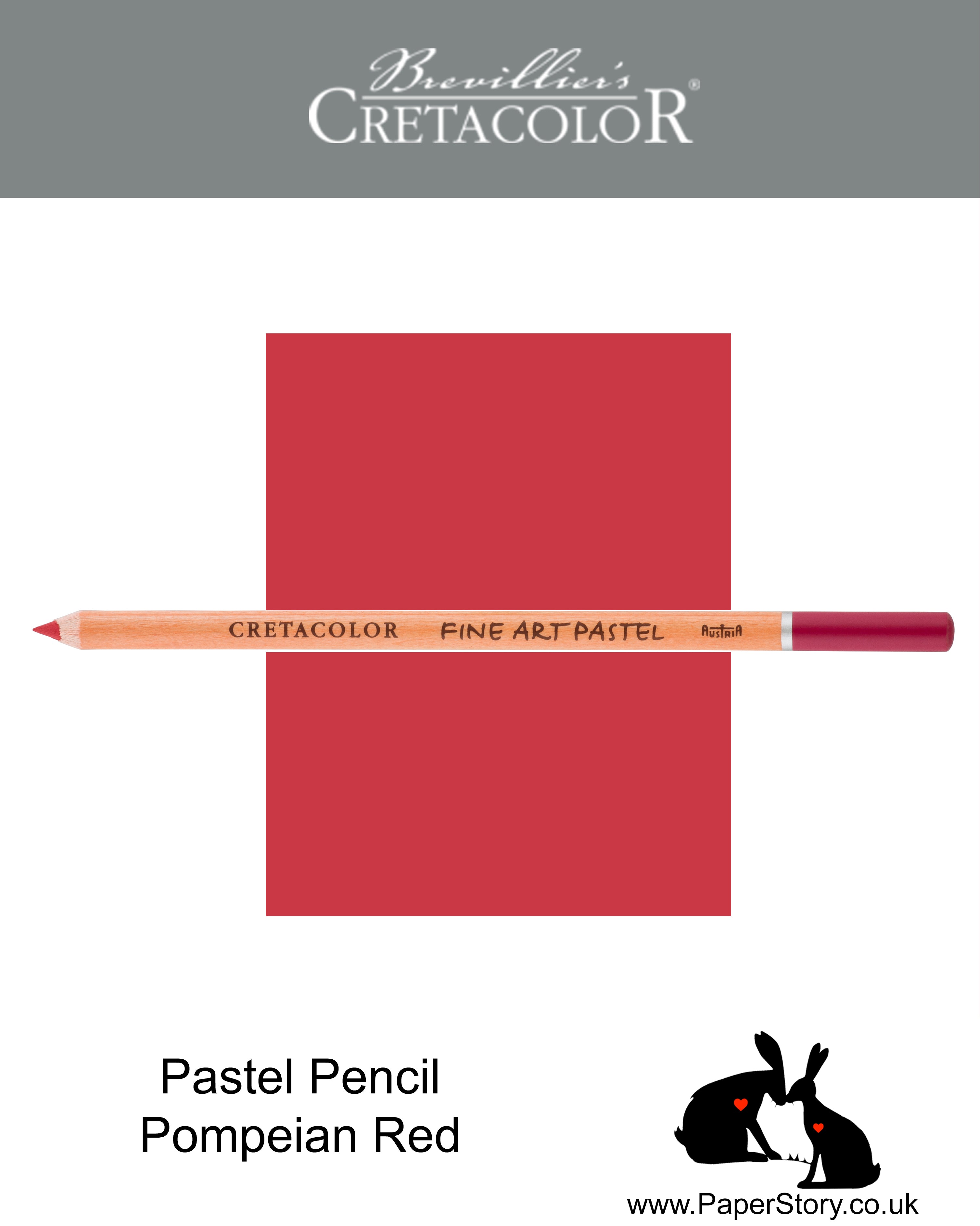 Cretacolor 472 13 Artists Pastel Pencil Pompeian Red