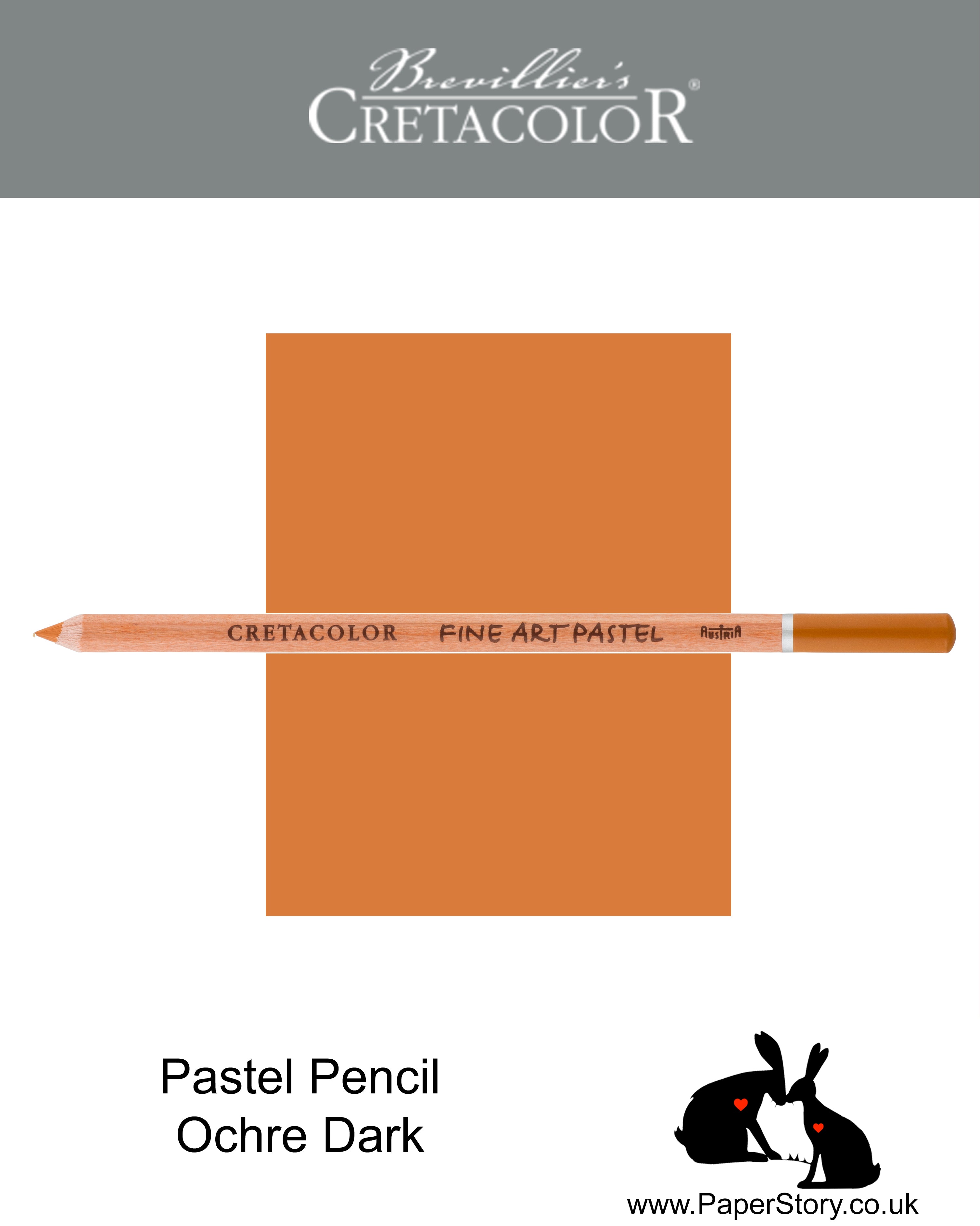 Cretacolor 472 03 Artists Pastel Pencil Ochre Dark