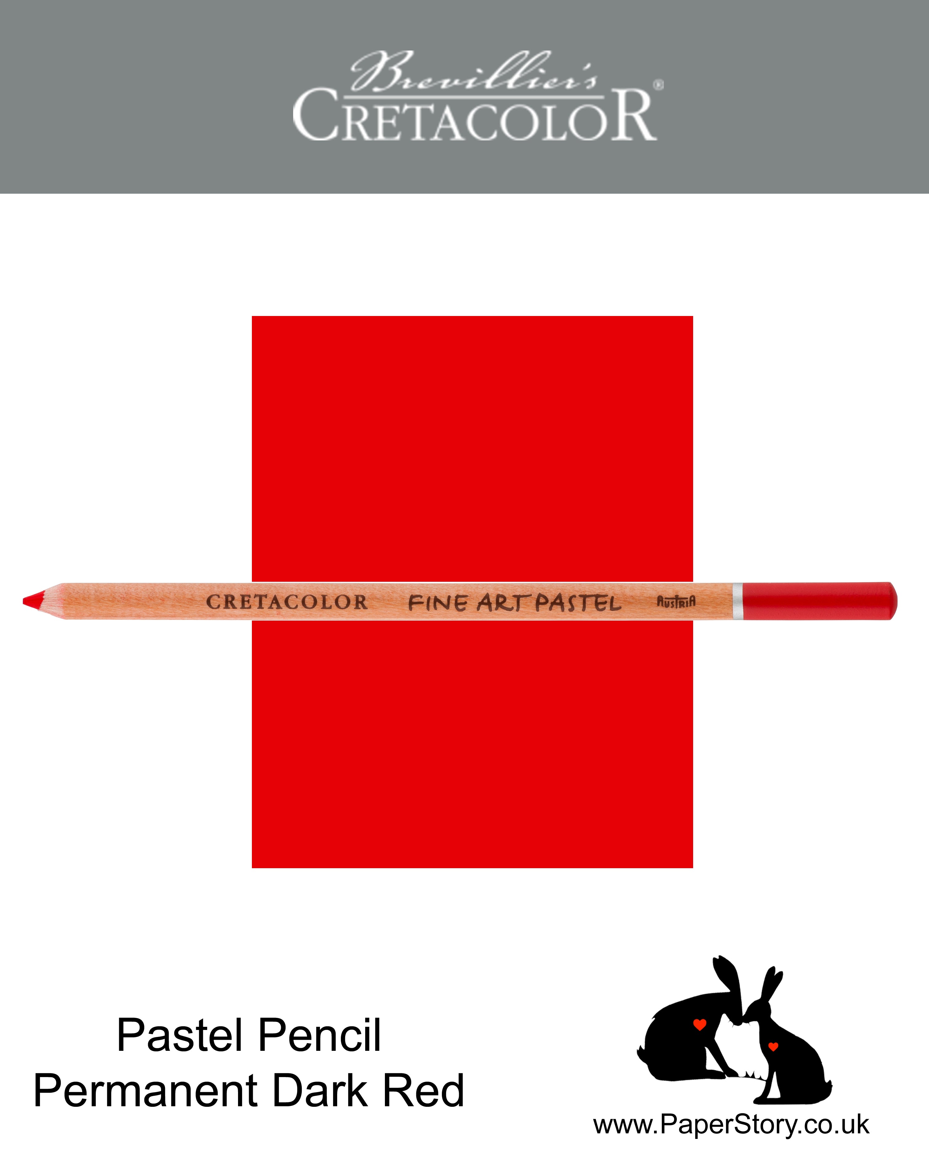 Cretacolor 471 15 Artists Pastel Pencil Permanent Dark Red