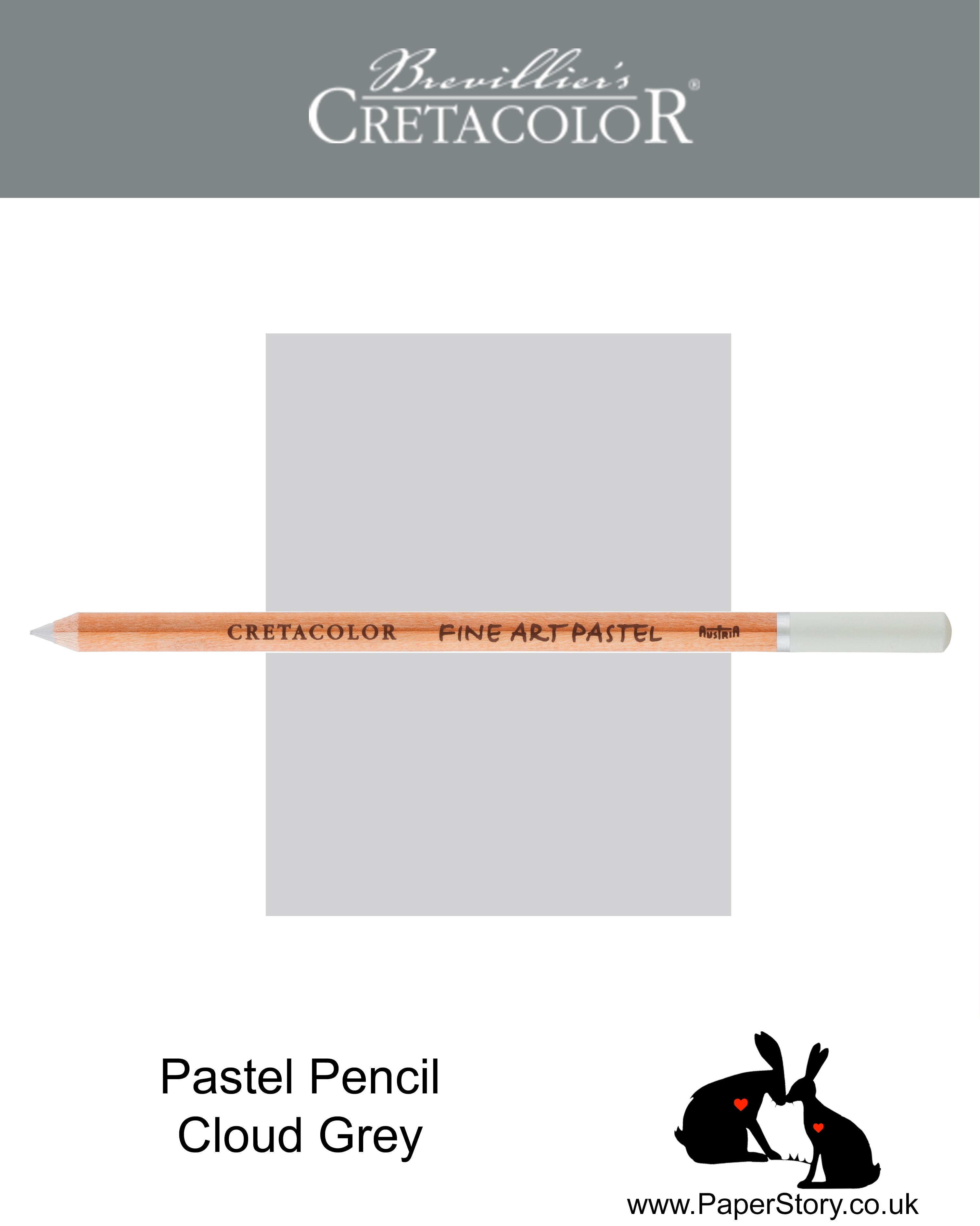 Cretacolor 472 32 Artists Pastel Pencil Cloud Grey
