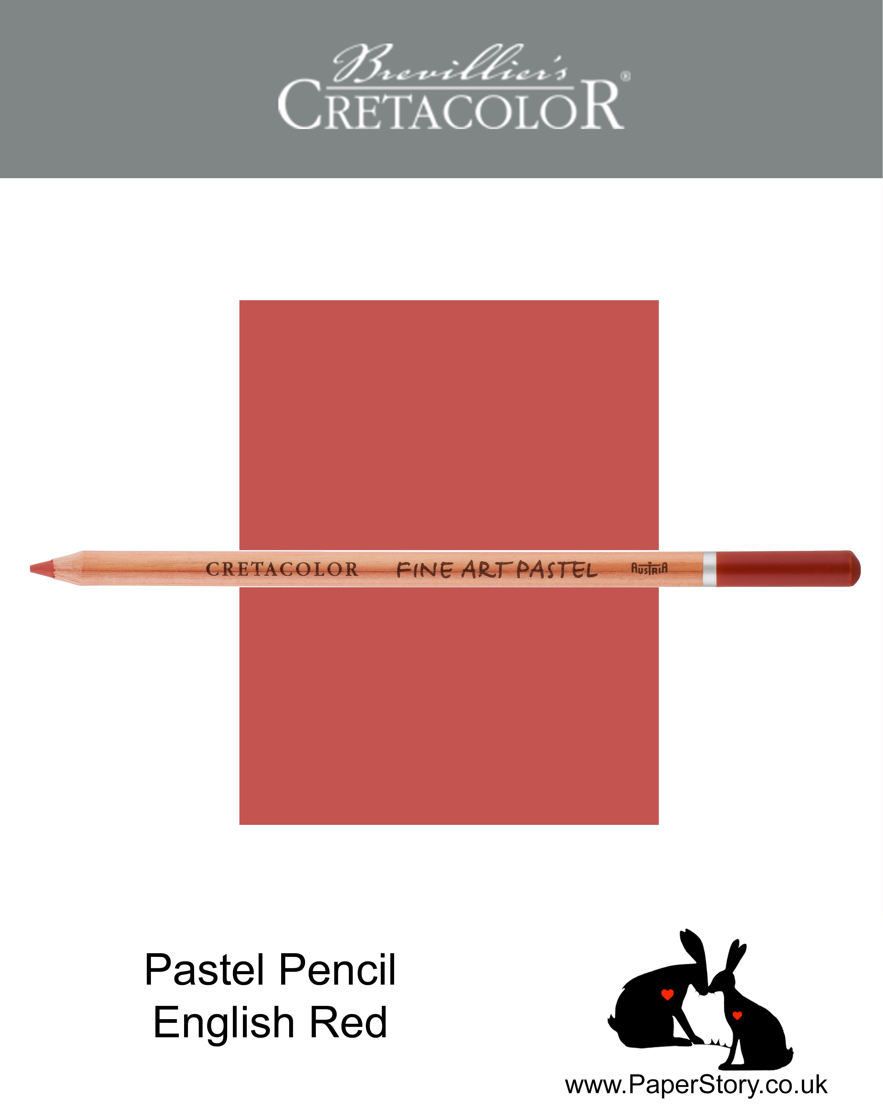 Cretacolor 472 09 Artists Pastel Pencil English Red