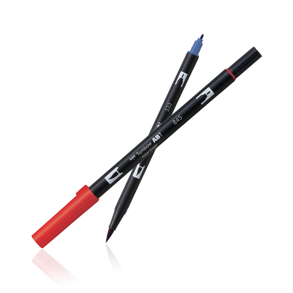 Tombow ABT Water-Soluble individual  Dual Brush Pens