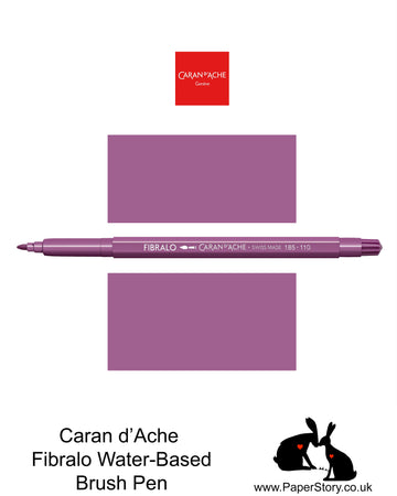 Caran D'Ache Fibralo Water-soluble fibre-tipped brush pen Nº110 Lilac