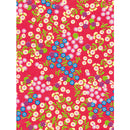 Décopatch Bright flowers on red background x 3 sheets-2
