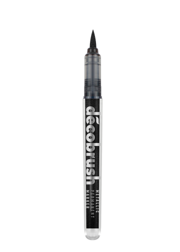 Karin déco brush Metallic Pen BlackKarin Déco Brush Metallic Marker : Black