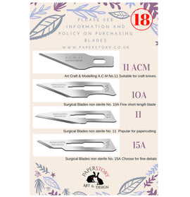 Swann Morton box of 100 craft blades Nº 15A
