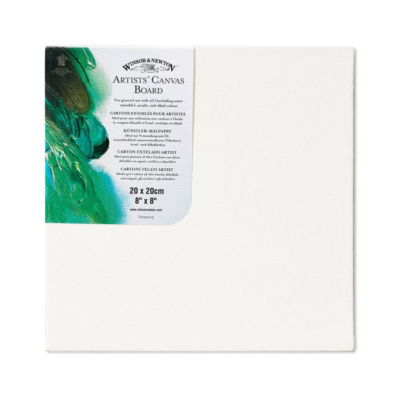 Cotton canvas board Winsor & Newton triple primed 8x8 inches