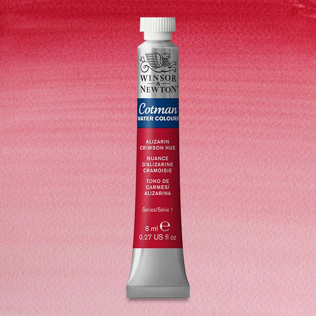 Winsor & Newton Watercolour Paint Cotman 8ml tube : Alizarin Crimson Hue