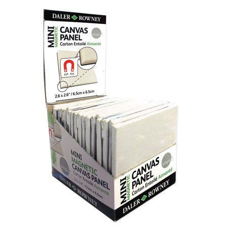 Daler Rowney Magnetic Canvas board 3mm mini Canvas 6.5 x 6.5 cm