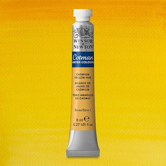 Winsor & Newton Watercolour Paint Cotman 8ml tube : Cadmium Yellow Hue