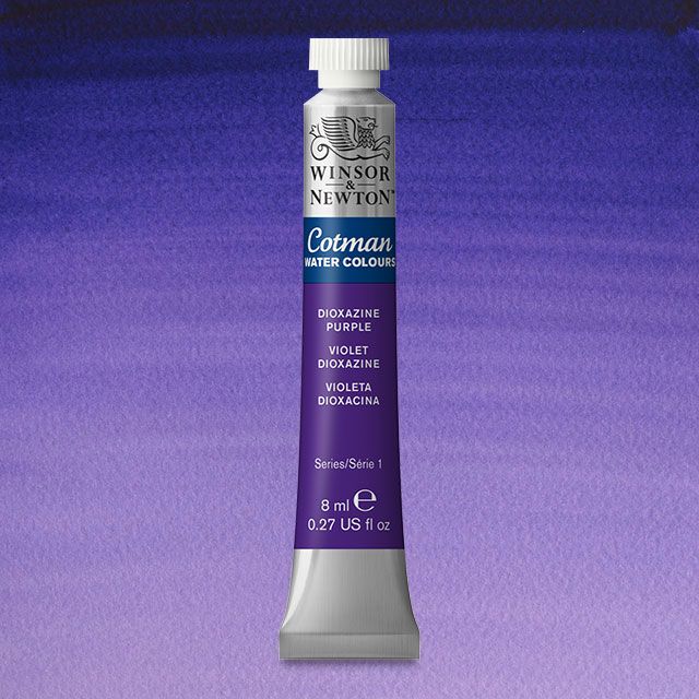 Winsor & Newton Watercolour Paint Cotman 8ml tube : Dioxazine Purple