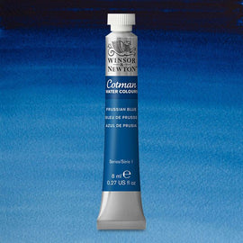 Winsor & Newton Watercolour Paint Cotman 8ml tube : Prussian Blue