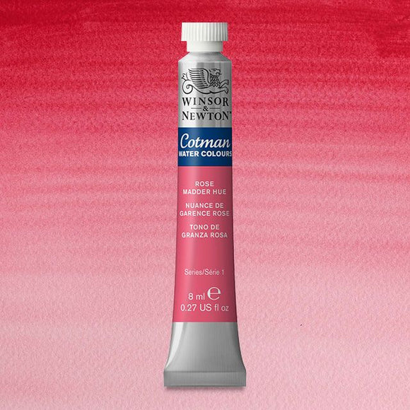 Winsor & Newton Watercolour Paint Cotman 8ml tube : Rose Madder Hue