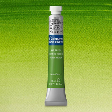 Winsor & Newton Watercolour Paint Cotman 8ml tube : Sap Green