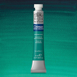 Winsor & Newton Watercolour Paint Cotman 8ml tube :  Viridian Hue