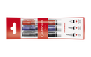 Caran D’Ache Premium quality waterbrush. Set of 3 mixed brushes with a reservoir & Synthetic brush tips, are practical and easy to use.