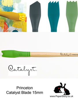 Princeton Catalyst Blade silicone painting tool Green Nº 3 size 15mm