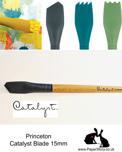 Princeton Catalyst Blade silicone painting tool Grey Nº 1 size 15mm