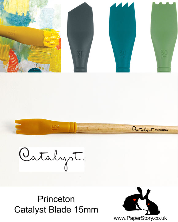 Princeton Catalyst Blade silicone painting tool Yellow Nº 4 size 15mm