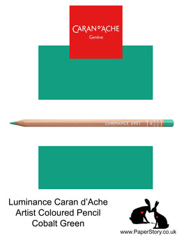Caran d'Ache Luminance individual Artist Colour Pencils 6901 Cobalt Green 182