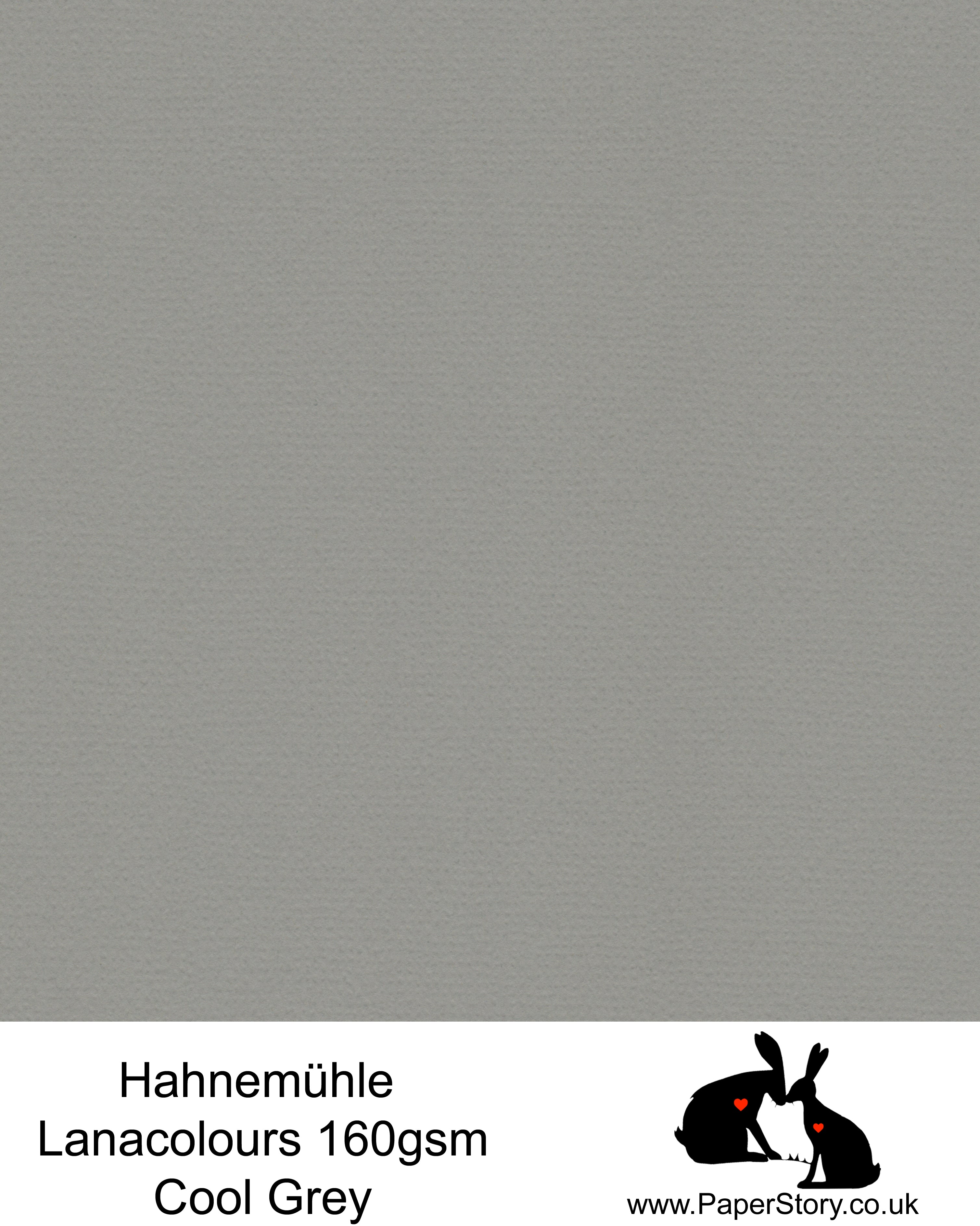 Hahnemühle Lana Colours cool grey, classic pastel hammered paper 160 gsm. Artist Premium Pastel and Papercutting Papers 160 gsm often described as hammered paper.