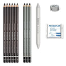 Staedtler Mars Lumograph Design Journey Charcoal Set