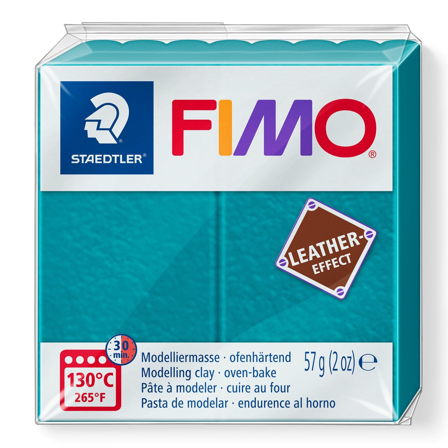 FIMO Leather Effects Clay 57 g 8010 - 369 Lagoon