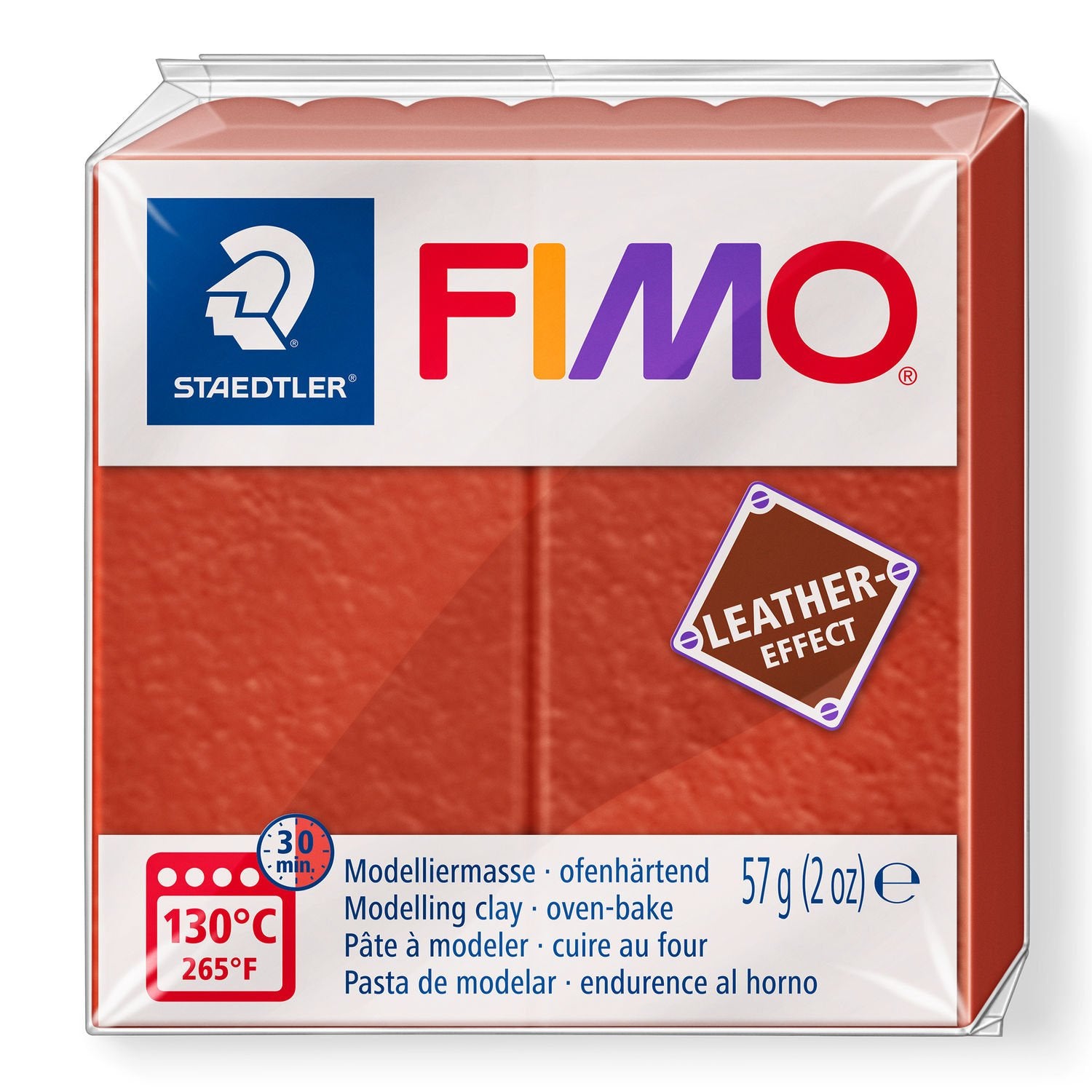 FIMO Leather Effects Clay 57 g 8010 - 749 Rust