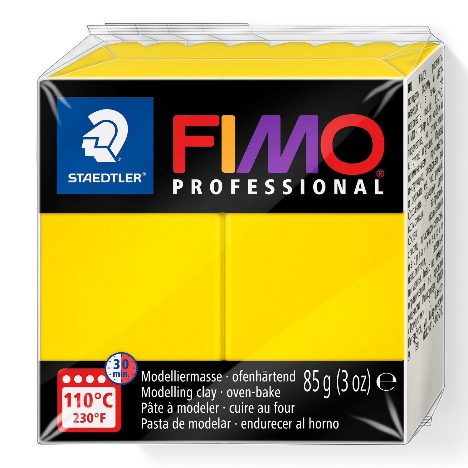 FIMO Professional Clay 8004-100 85g True Yellow
