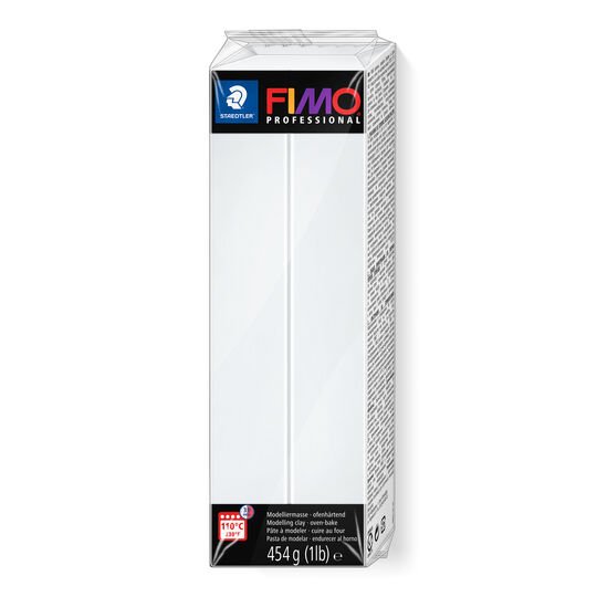 Fimo professional white large block 