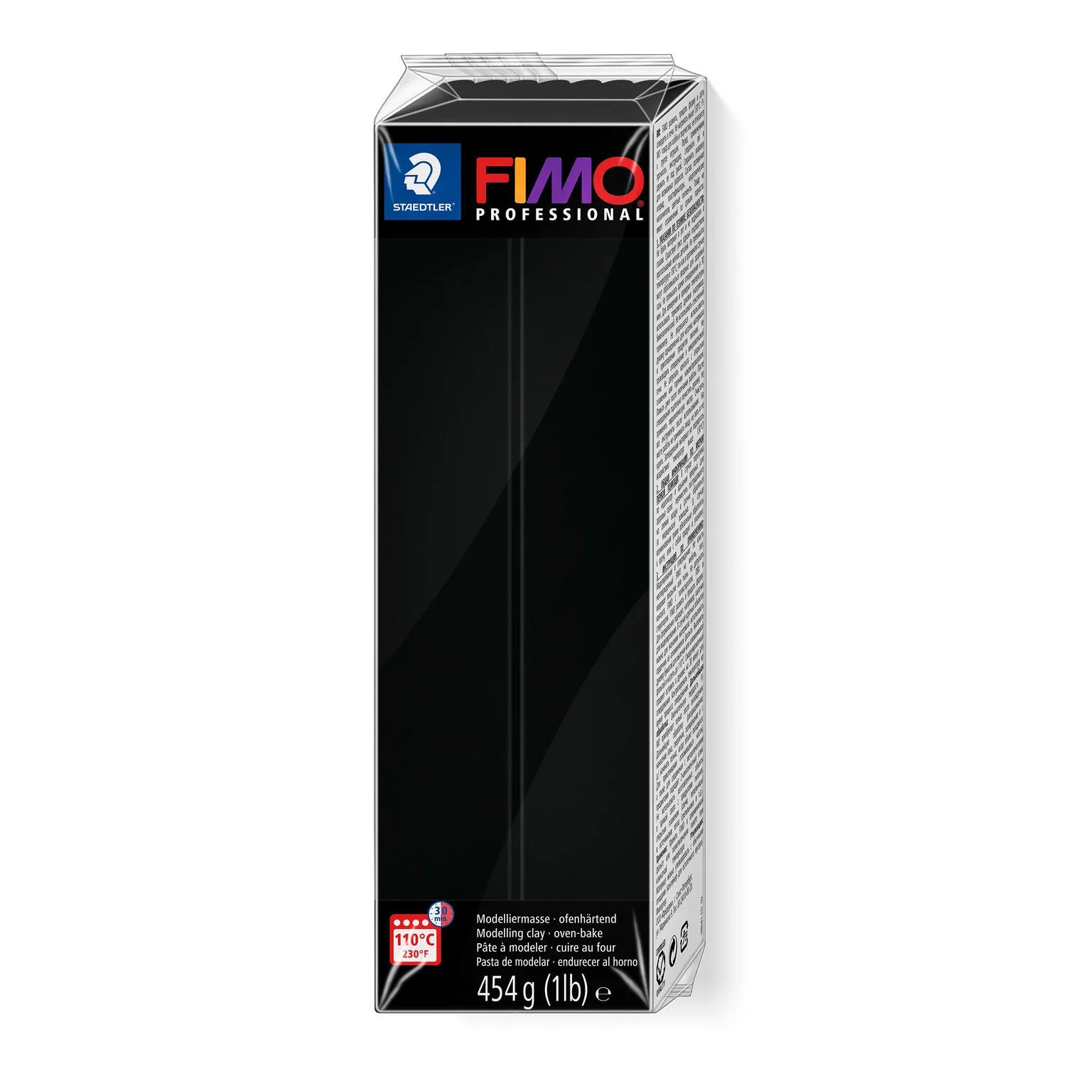FIMO Large Block of Professional Clay 454g 8041-9 Black