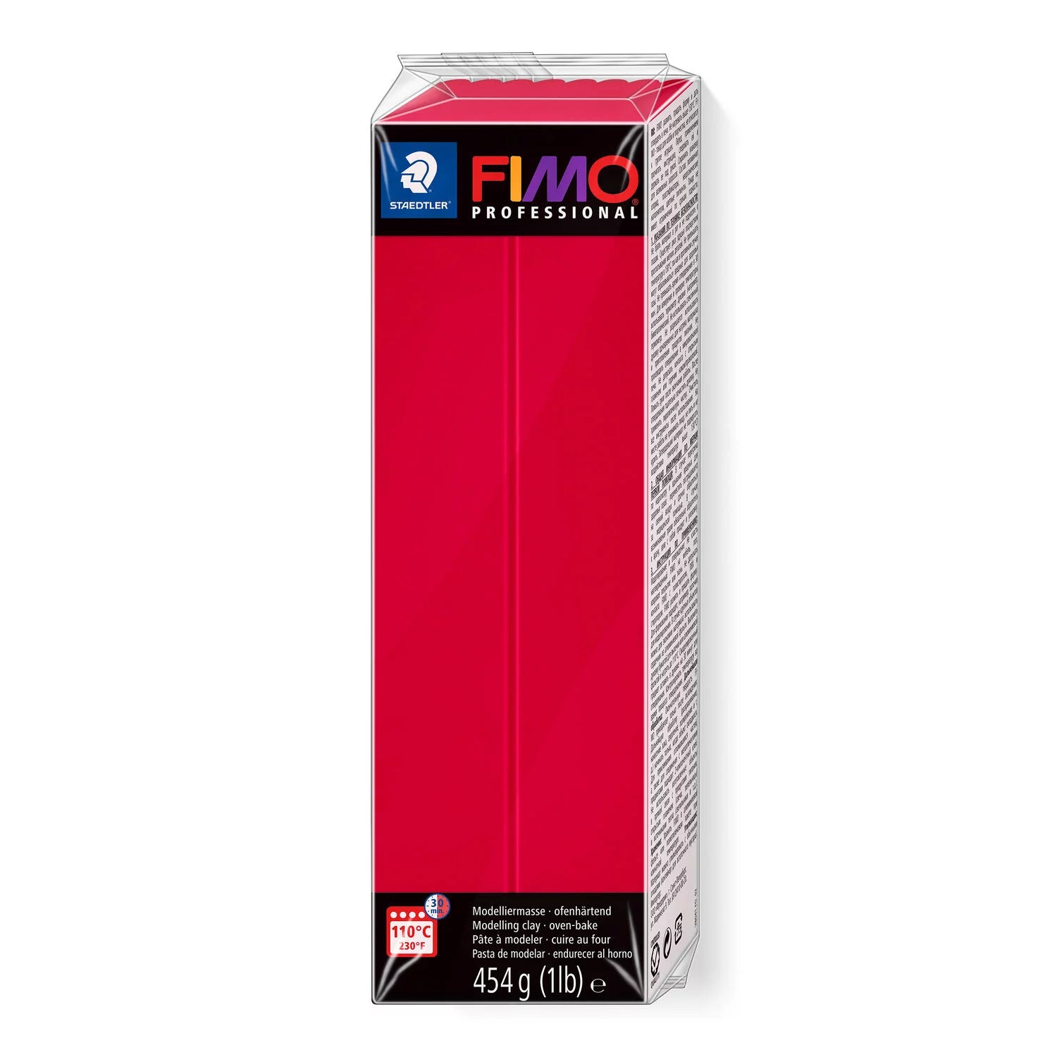 FIMO Large Block of Professional Clay 454g 8041-29 Carmine