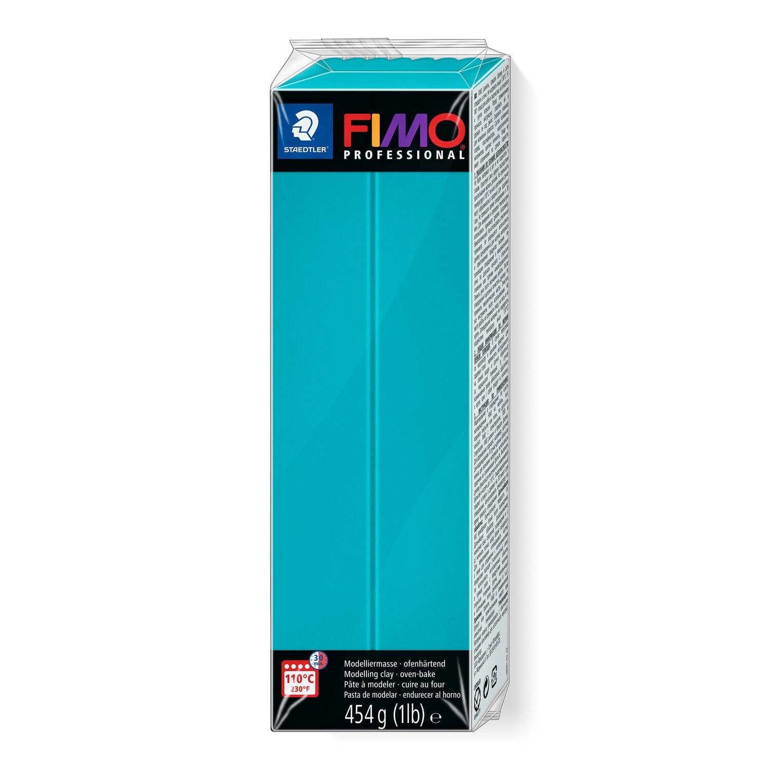 FIMO Large Block of Professional Clay 454g 8041-32 Turquoise