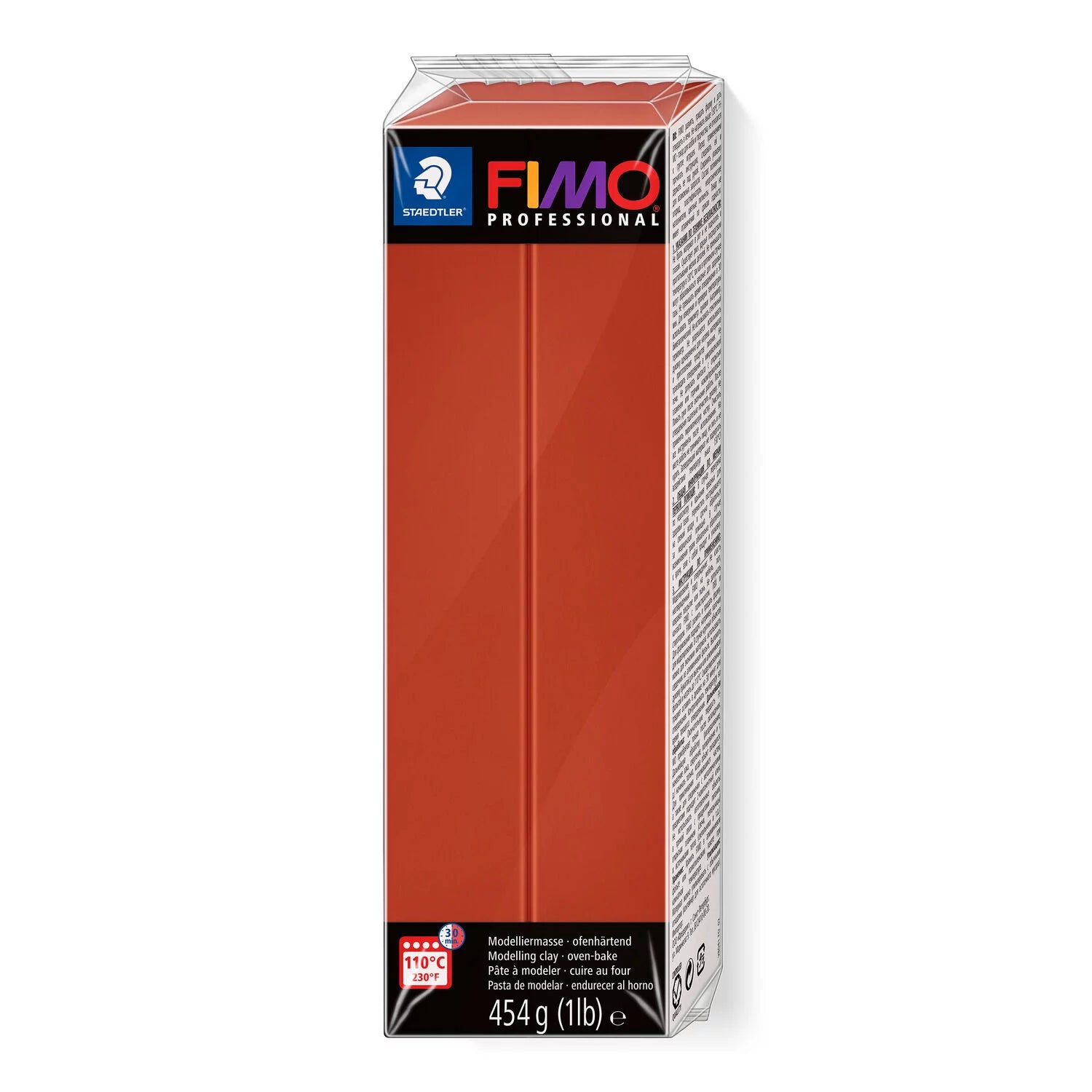 FIMO Large Block of Professional Clay 454g 8041-74 Terracotta 