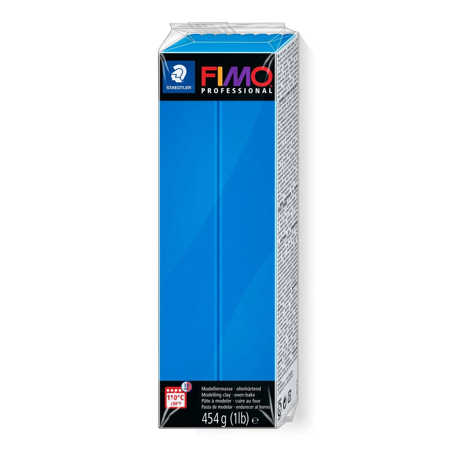 FIMO Large Block of Professional Clay 454g 8041-300 True Blue