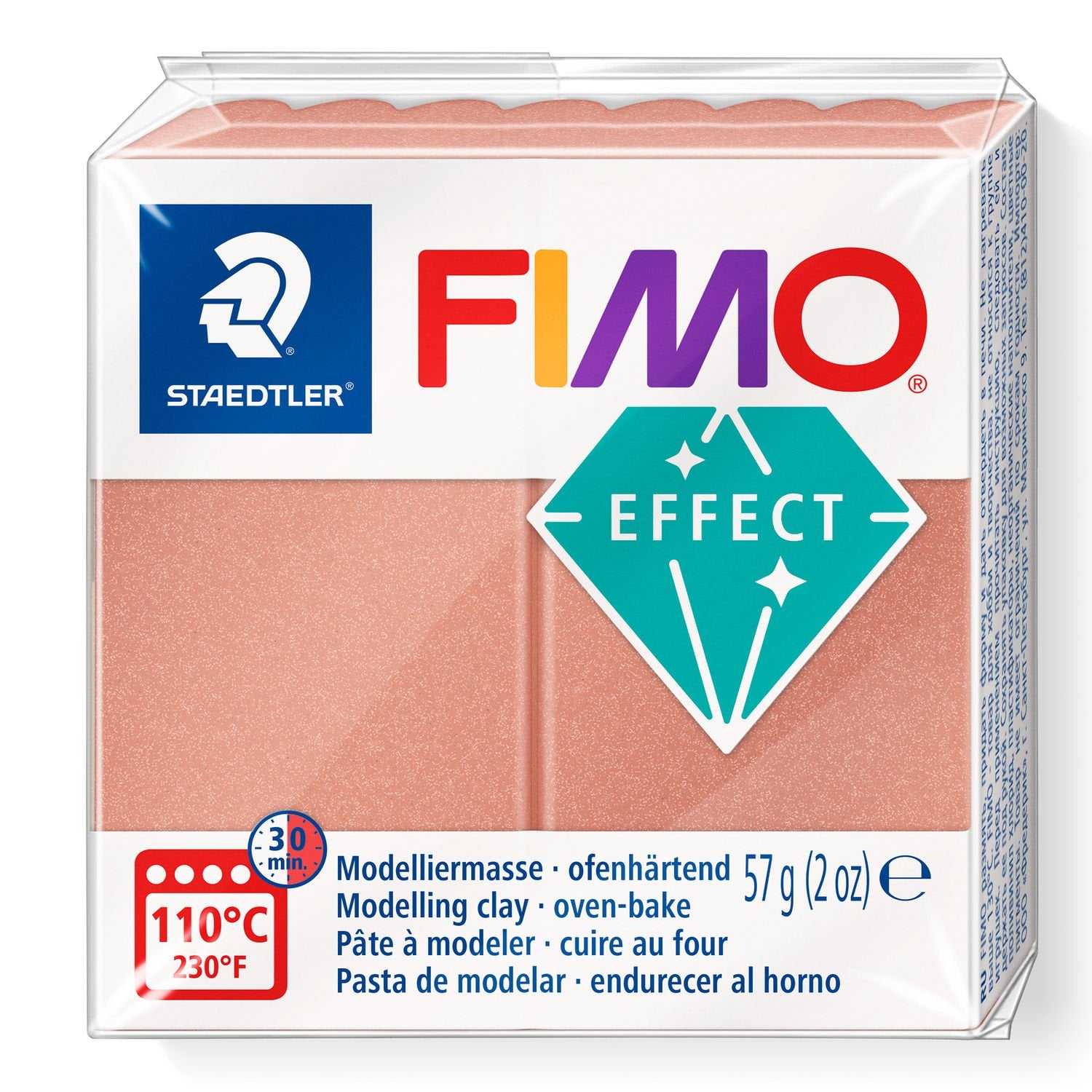 FIMO Effects Clay 57g 8020-207 Pearl Rose 