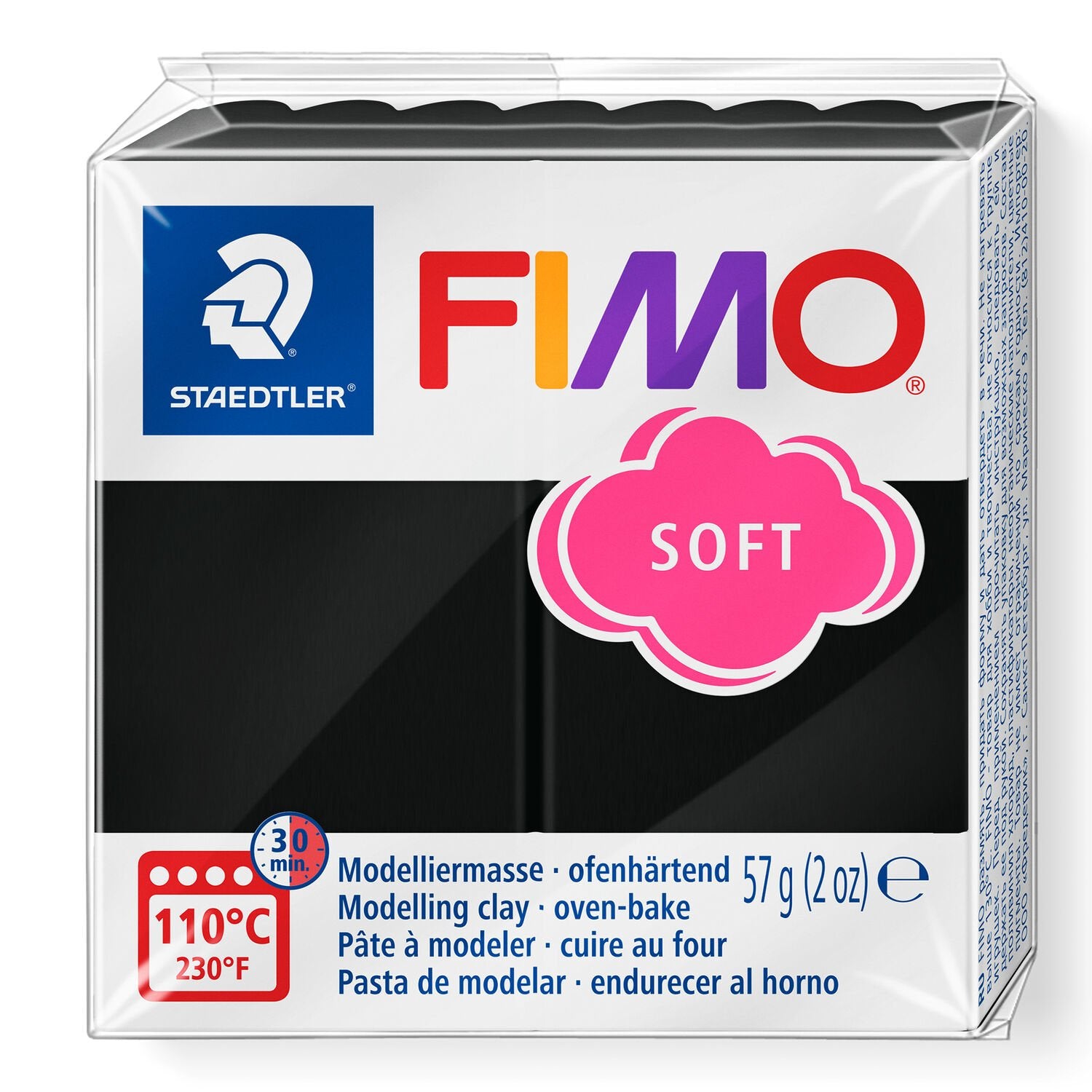 FIMO Soft Clay 57g 8020-9 Black