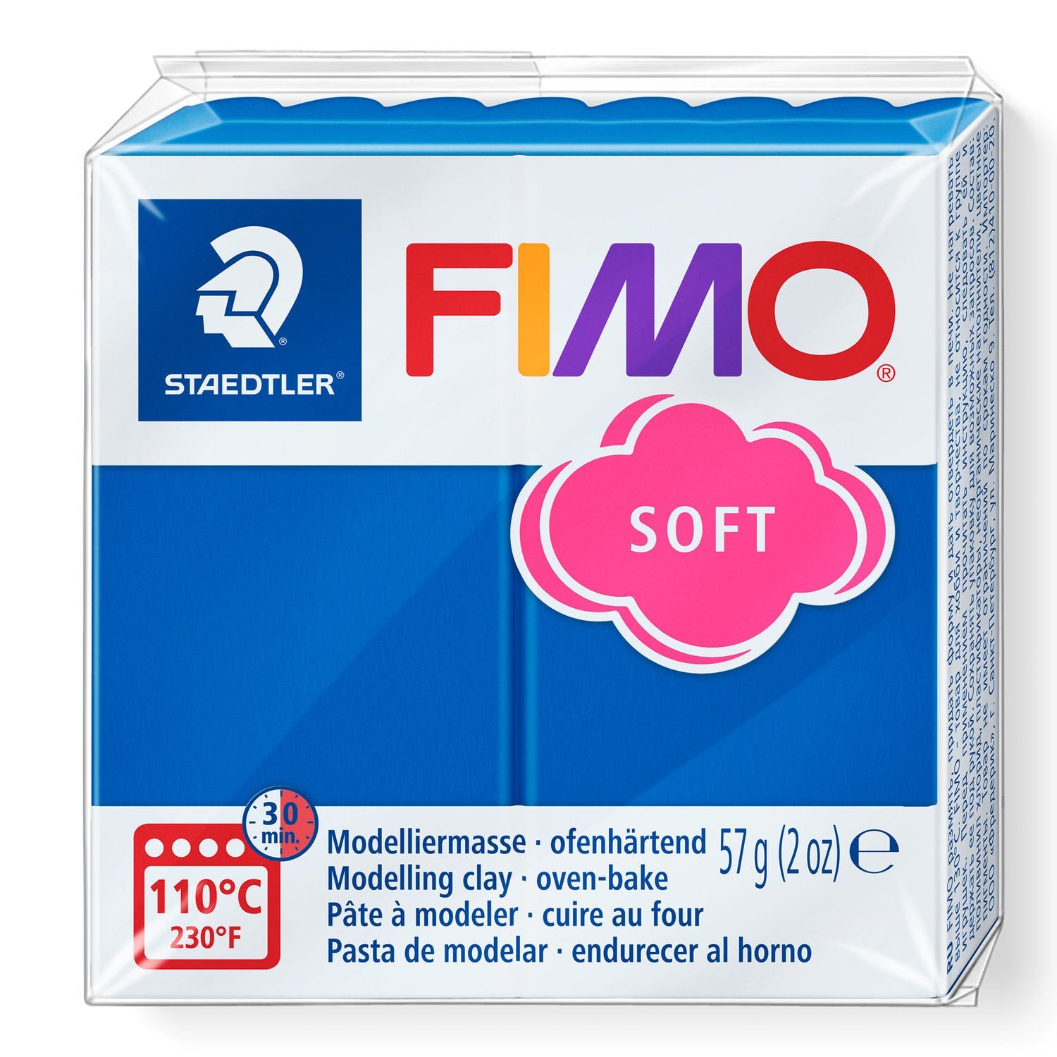 FIMO Soft Polymer Clay 57g 8020-37 Pacific Blue